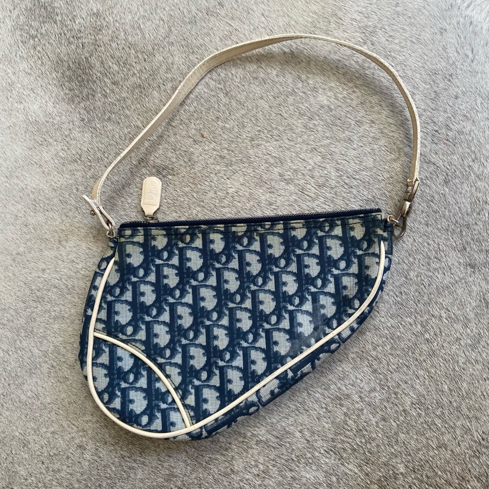 Vintage Dior mini saddle bag